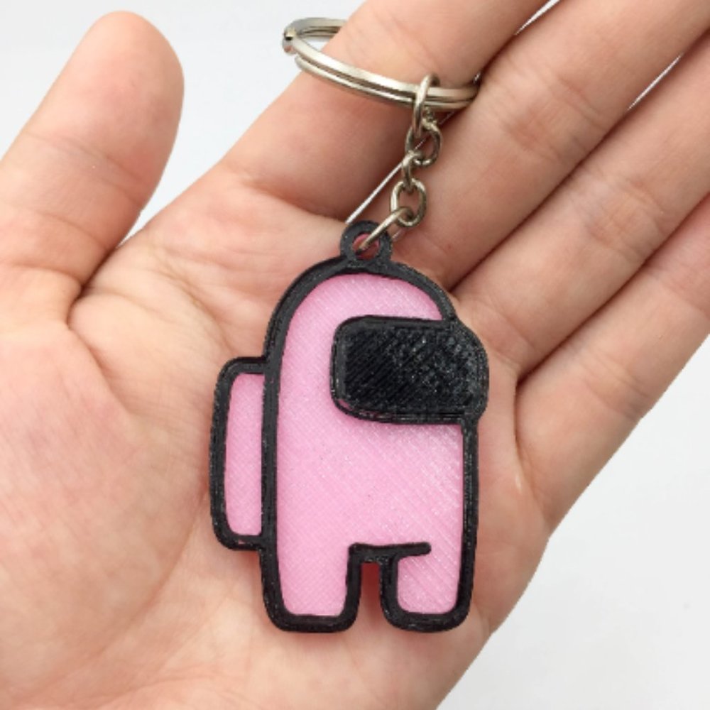 Among Us Keychain (3D printed)